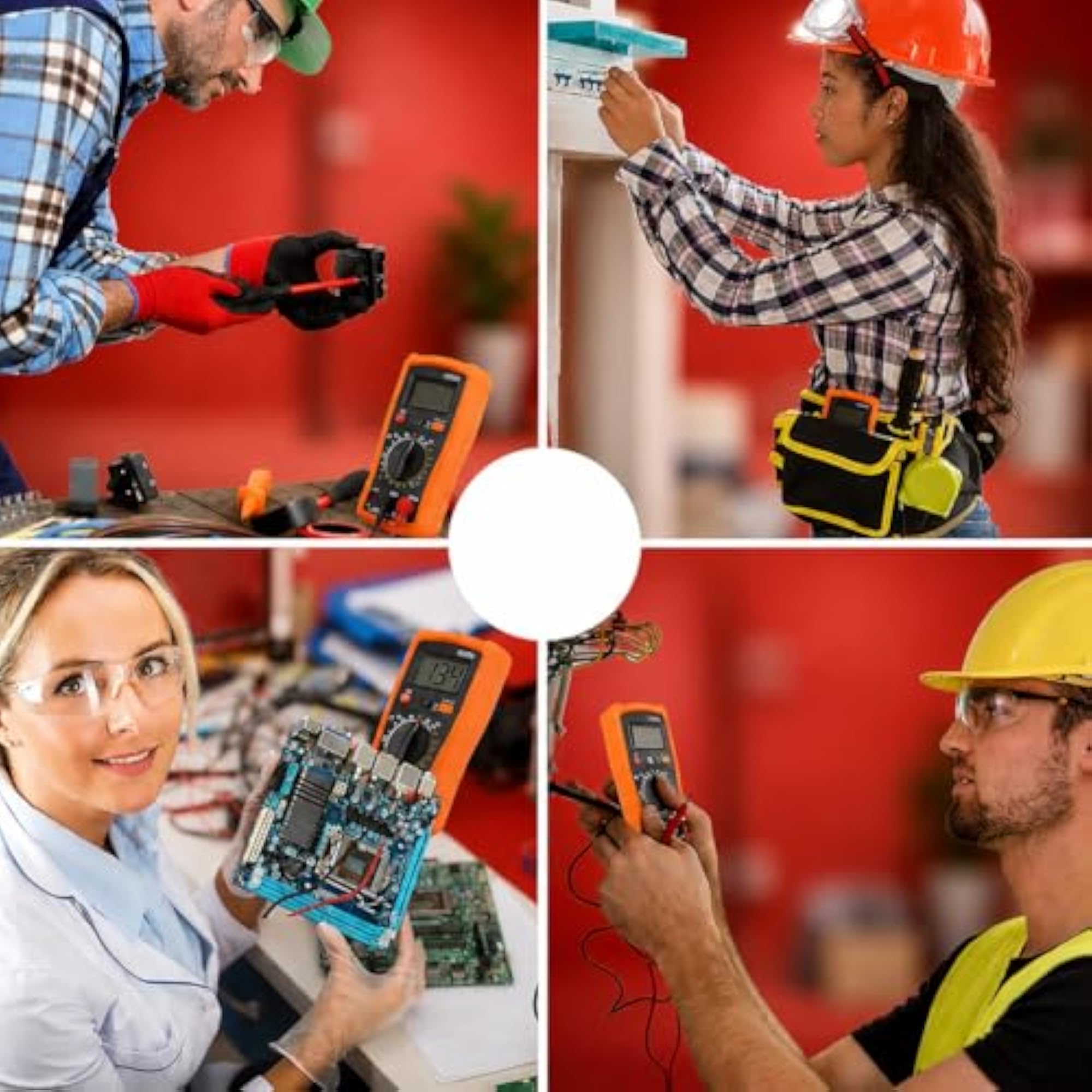 Digital Multimeter for Electronics, AC DC Clamp Meter