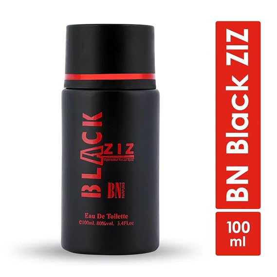 BN Perfume Z..IZ Black Perfume for Men 100ml | Aromatic Woody Fresh Scent with Spicy, Citrus, Lavender, Earthy & Green Mossy Notes | Long-Lasting Masculine EDT