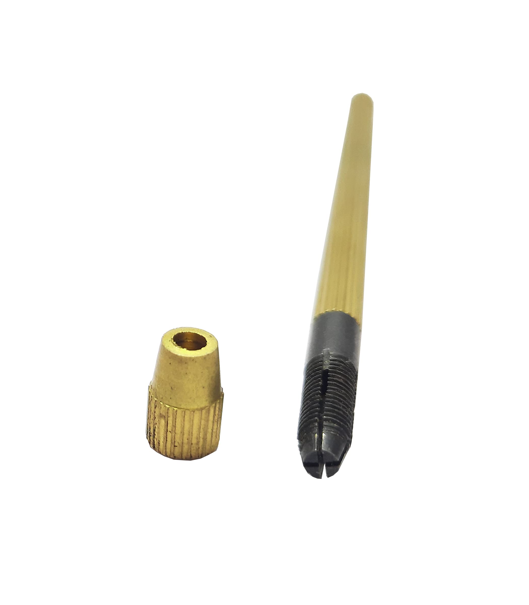 SI Brass Handle Pin Vise Jaw for Twist Drills, Saw Blades, Needles, etc. for Jewellery Making, Watchmaking, Hobby Crafts DIY, Crafting, Beading 1