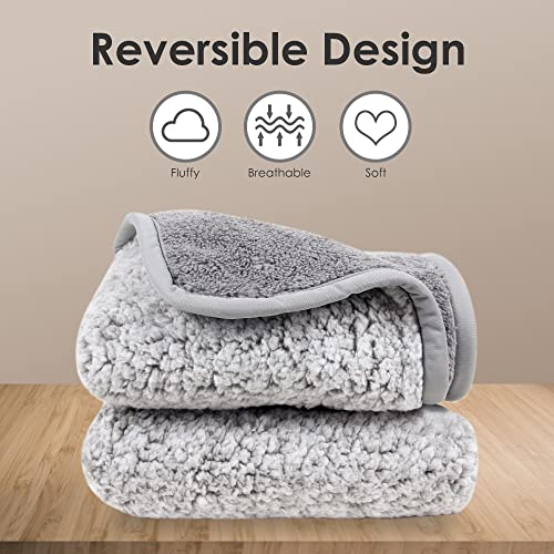 Langsprit Waterproof Dog Blanket for Bed, Couch, Sofa - Waterproof Sherpa Fleece Pet Blankets Furniture Protector for… - Image 5