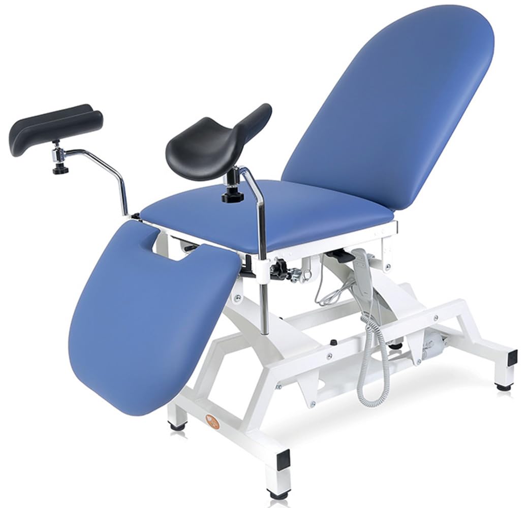 Lettino Medico, Lettino Ginecologico da Visita Medica Elettrico, 3 sezioni, Senza Ruote Colore BIANCO LYTUS 62 cm Art. MI320B