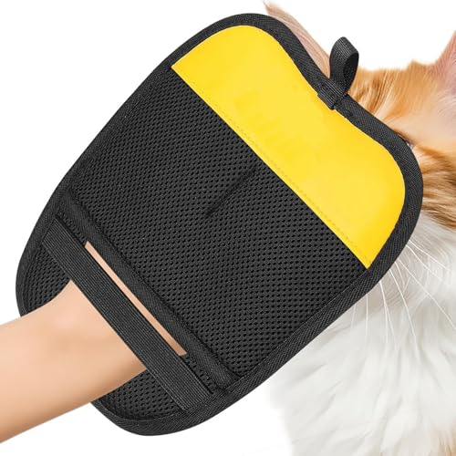 Pet Hair Remover Glove ? Breathable Non Slip Silicone Grooming Glove | Cat Dog Hair Remover Static Brush ?love | For Pet Groomin