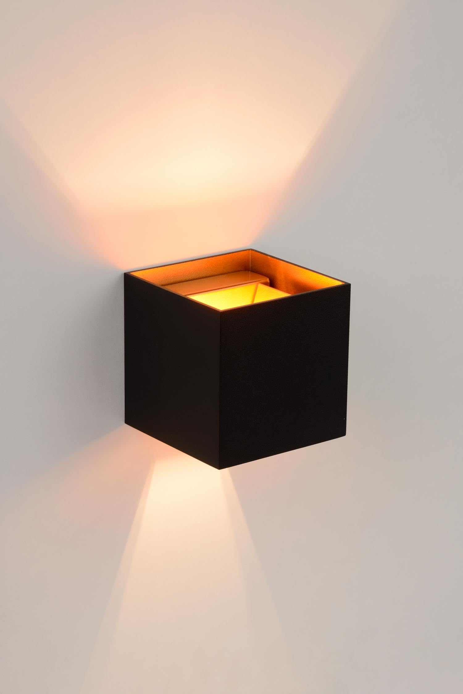 LUCIDE XIO - Lámpara de pared - LED Regul. - G9-1x4W 2700K - Ángulo de haz ajustable - Negro