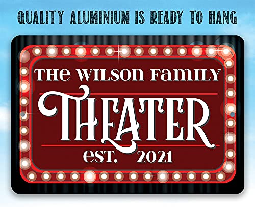 Personalized-Home-Theater-Great-Home-Movie-Theater-Accessories-Retro-Vintage-Happy-Hour-Sign-Customized-Family-Housewarming-Gift-8×12-or-12×18-Use-Indoors-or-Outdoors-Durable-Metal-Sign Personalized Home Theater Great Home Movie Theater Accessories Retro Vintage Happy Hour Sign Customized Family Housewarming Gift 8×12 or 12×18 Use Indoors or Outdoors Durable Metal Sign