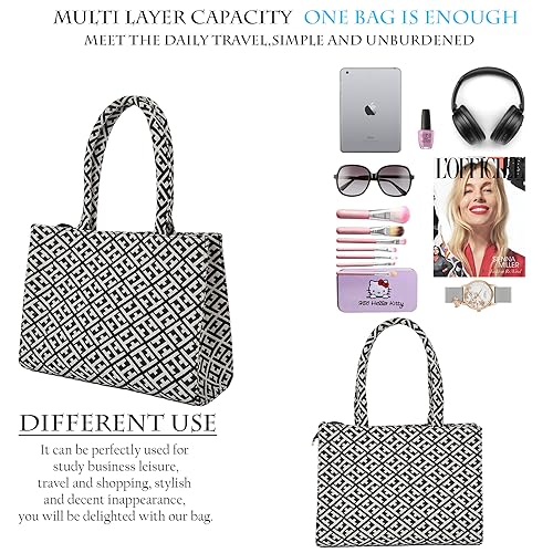 Image of LX LEKHX Women's Tote Bags - Stylish Handbags for Office, College & Party Use | Spacious & Trendy Shoulder Bag for Work, Casual & Evening | Durable, Lightweight & Fashionable Tote for Women