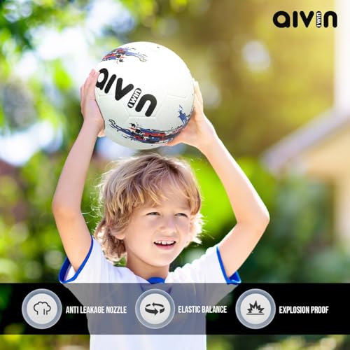 Image of Aivin Strong Football Size 5 Rubber Moulded Soccer Ball Men Women