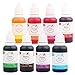 Produktbild Wtrcsv Seifenfarbe Set 8er x 20ml - Flüssig Seifenfarben, Hautverträgliche Farbe Pigment für die Seifenherstellung Glycerinseife Rohseife, 8 Farben (Rot/Pink/Orange/Gelb/Grün/Blau/Lila/Braun)