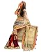 DivyaEmporio Women's Ethnic Traditional Saree with Unstitched Blouse