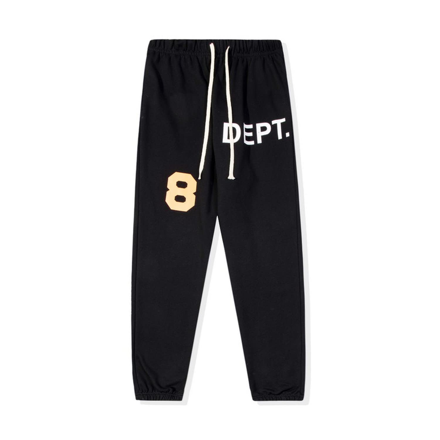 Men's Gallery Dept Pants Number 8 Letter DEPT Pants Casual Drawstring Cinch Trousers Sweatpants for 