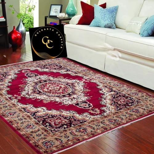 Image of 8x11 Feet Extra Large Area Rug | Super Soft Floral Multi Design Medium Thickness BCF Material Living Room Bedroom Home Decor