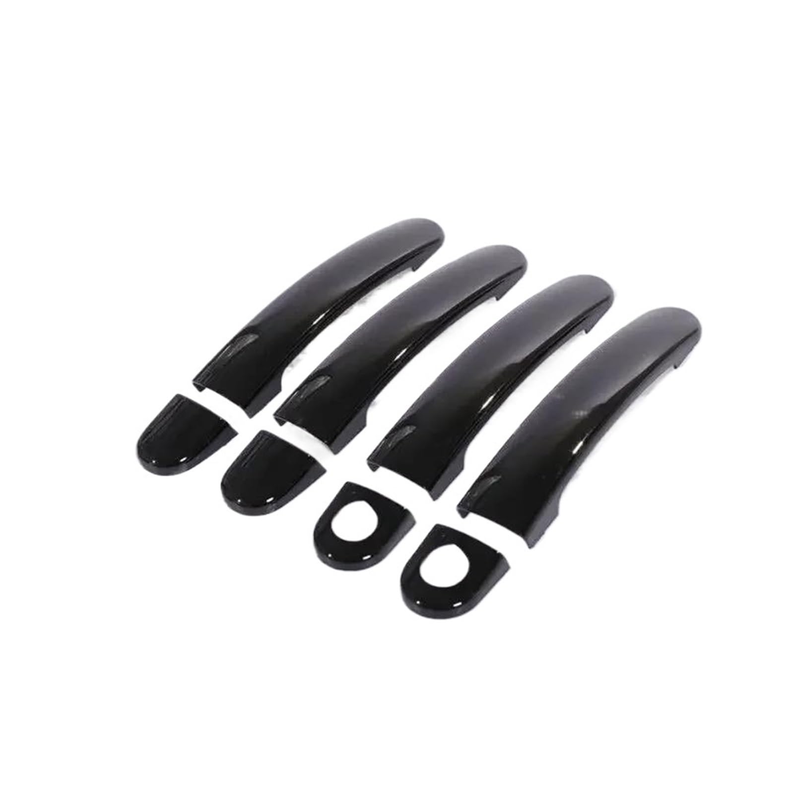 Cavinbdz Black Car Outside Door Pull Grab Handle Cover For Vw For Passat B5 B5.5 Mk5 1996~2005 (Black)