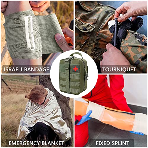 Erste Hilfe Set, Medizinische Taktische Tasche,Medizinische Tasche für Camping, Jagd, Wandern, Zuhause,Auto und Abenteuer,Trauma Kit,Military Combat Survival Everyday Carry Blutungskontrolle