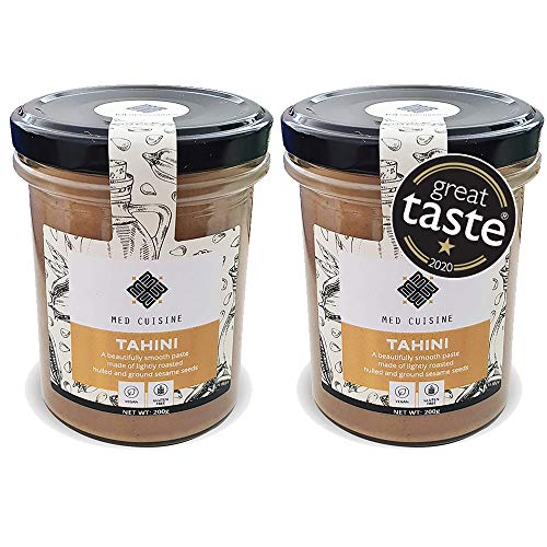 Med Cuisine Tahini – Totalmente natural 100% pasta de sésamo con origen...