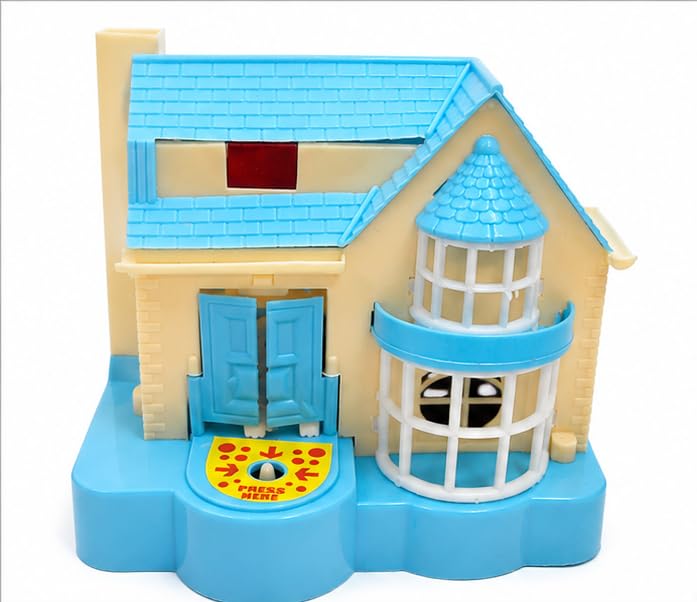 Image of Puppy House Coin Bank Toy for Kids | Automatic Coin Eating Dog Money Saving Box | Wind-Up Interactive Piggy Bank | Educational Gift for Boys & Girls (Blue)