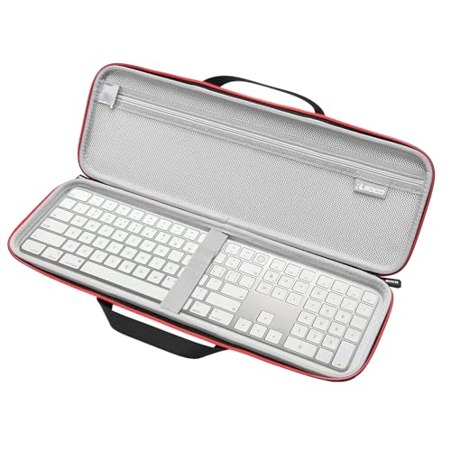 RLSOCO Hard Case for Apple Magic Keyboard (Numeric Keypad) & for Apple Magic Keyboard and Magic Mouse - Black (Case Only)
