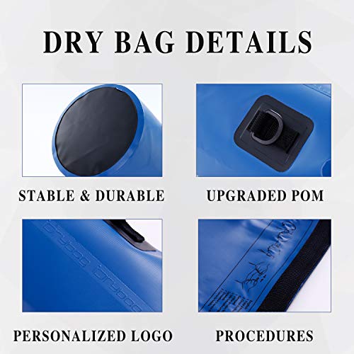 Image of IDRYBAG Dry Bag Waterproof Floating, TPU Waterproof Bag Roll Top, 2L,5L,10L Dry Bag Kayak Storage for Kayaking, Boating, Rafting, Fishing, Swimming, Hiking, Camping, Travel, Beach