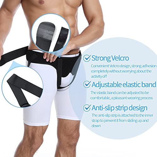 Faja para Hernia ajustable con almohadillas compresivas XL miniatura 4