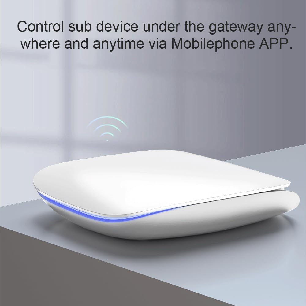 BLAIS Tuya Zigbee BT Gateway Hub Automatización inteligente del hogar para dispositivos Zigbee APLICACIÓN de teléfono inteligente Gateway de control remoto Compatible con Home