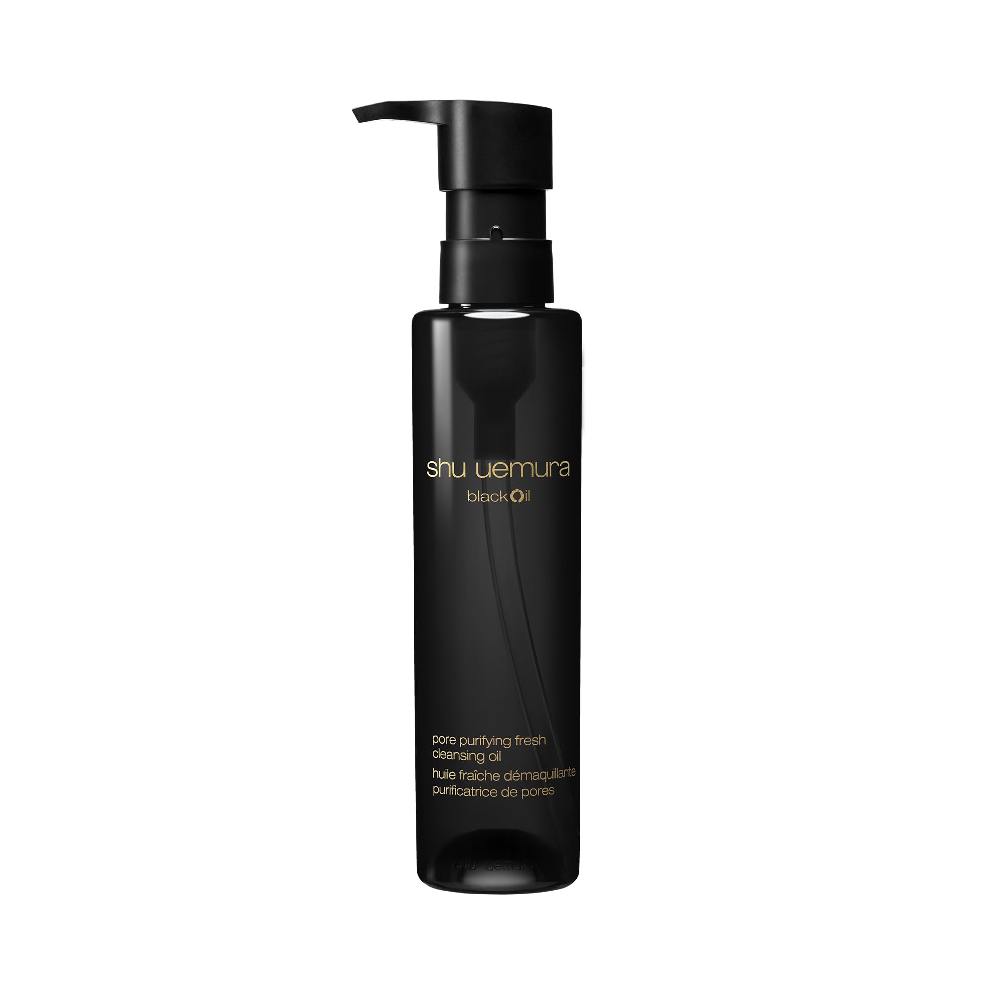 Shu Uemura BlackOil Reinigungsöl, Porenreinigend und erfrischend, Angereichert mit schwarzem Reis und japanischer Binchotan Aktivkohle, Gesichtsreinigung für fettige Haut und Mischhaut