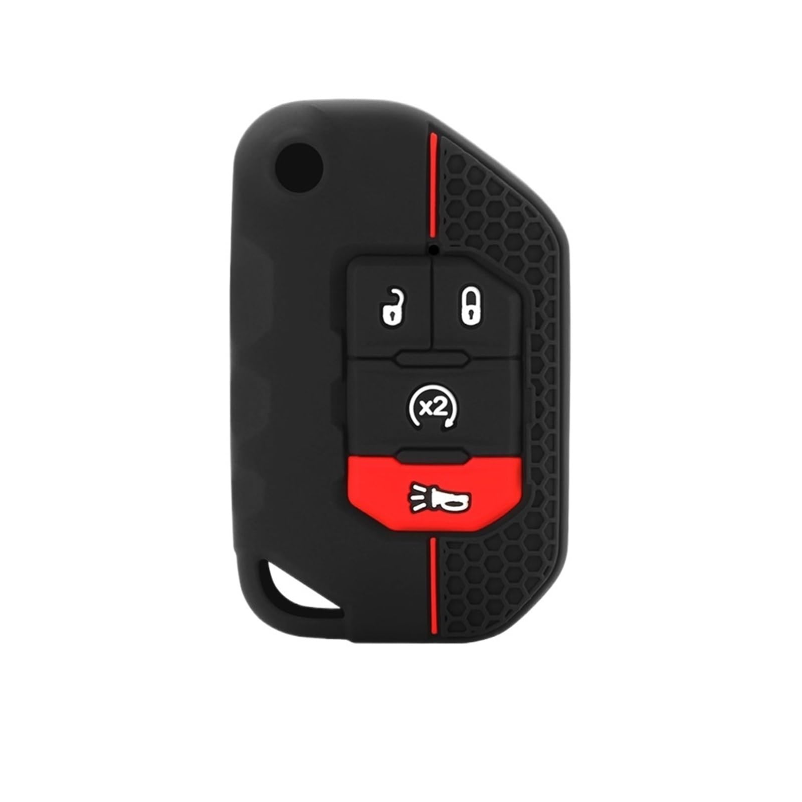 Housse télécommande pour Jeep Gladiator JT et Wrangler : étui de clé premium en finition mate