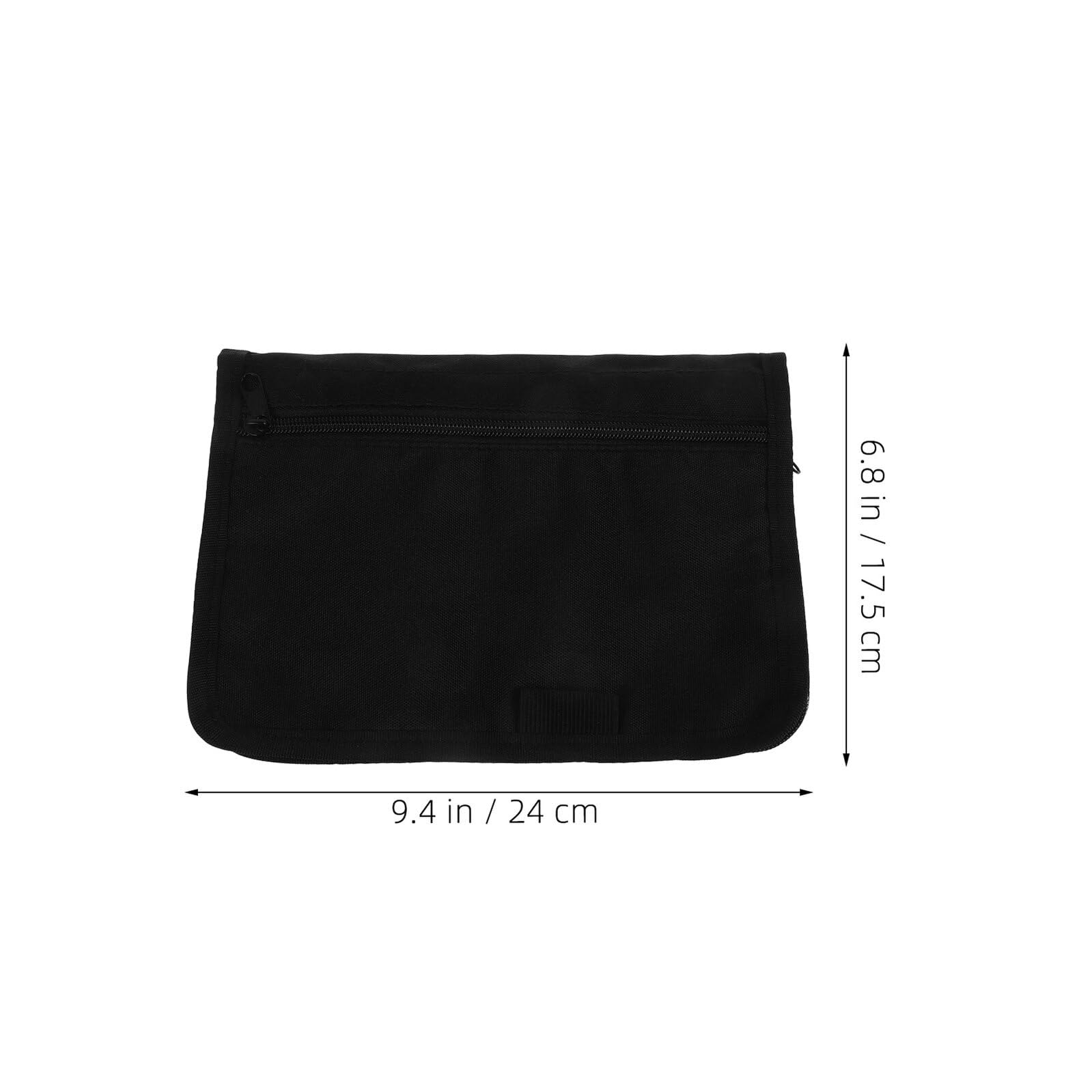 ibasenice Organisateur de Documents en Tissu Oxford 3 Pièces pour Voiture et Noir Fermeture Éclair Flexible et Compartiments Triples, pour Voyage Rangement Extérieur