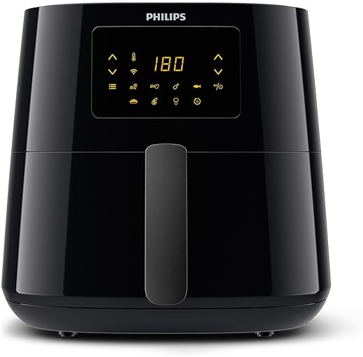 Philips Airfryer 5000 Serie XL, 6.2L (1.2Kg), Friggitrice 14-in-1, Connessione Wifi, 90%...