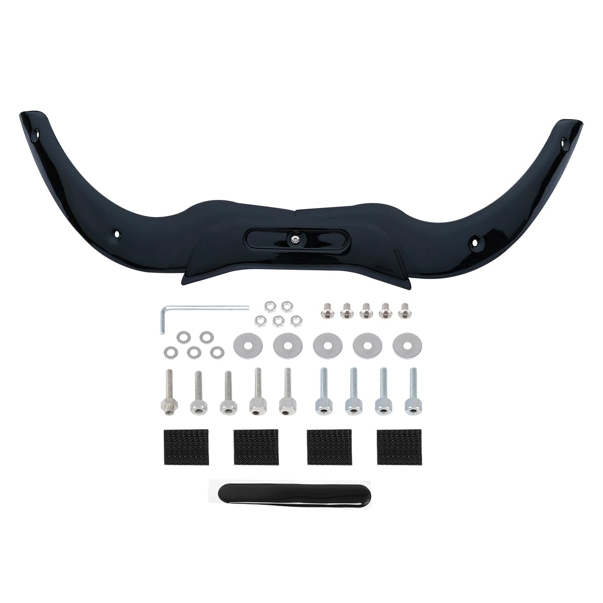 TCT-MT Windshield Windscreen Trim Kit Fits for Harley Road Glide Models 2004-2013 Ultra FLTRU Custom FLTRX