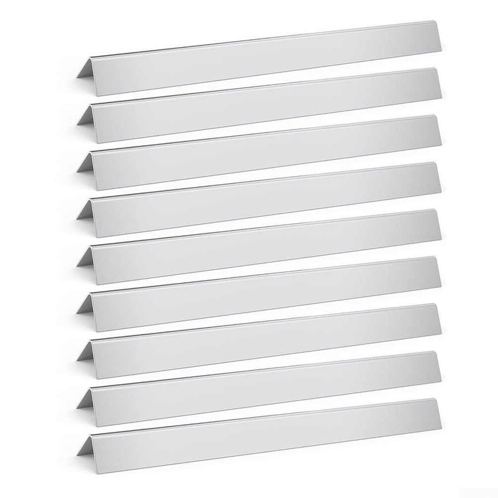 HpLive Edelstahl Aromaschienen für Flavorizer Bars 9er Set für Weber Summit 400 Serie E-420 S-420 Gasgrills 2007-2016 Modell 7121001 7220001