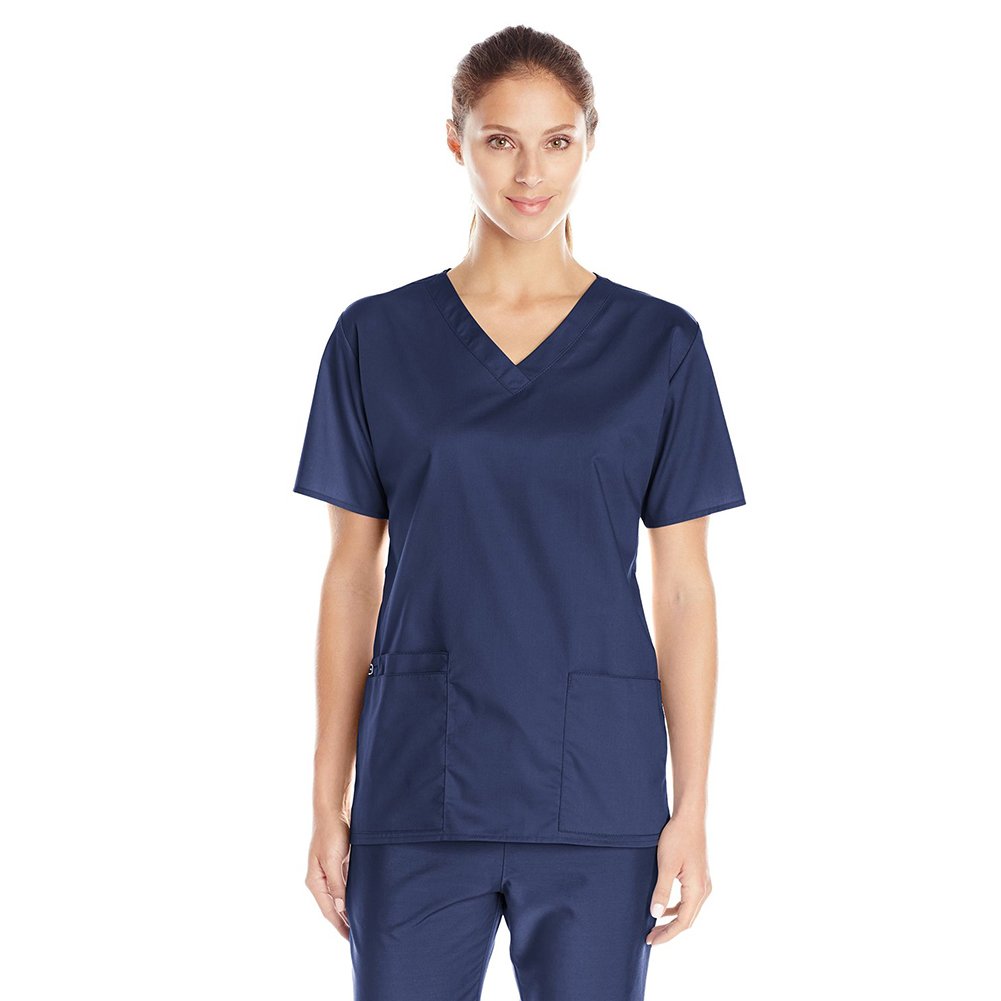 Women's Plus-Size Wonderwork Women's V-Neck Scrub Top