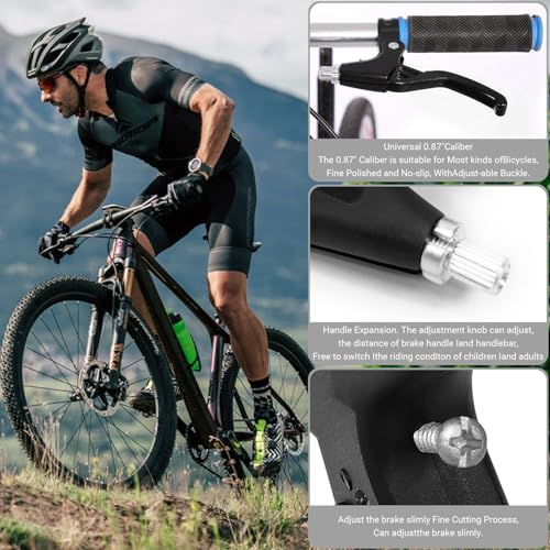 image for Generic Universal Bicycle Brake Lever/Bike Brake Handle & Brake Cable,