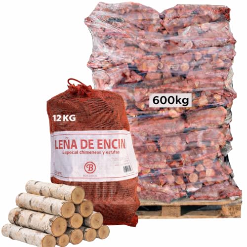 Palet 50 Sacos Leña Encina...