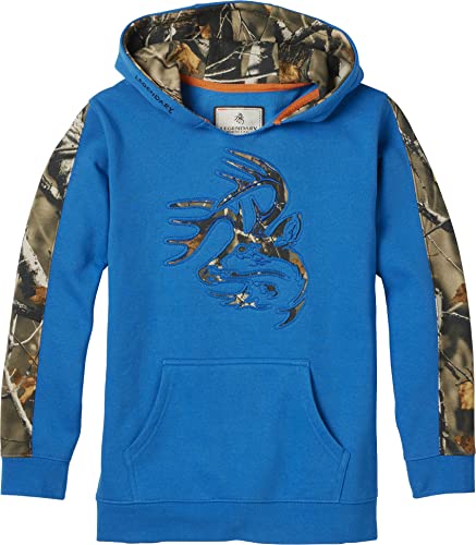 Image of Legendary Whitetails Kids' Pullover Hoodie Camo Sweatshirt Comfy V-neck Design