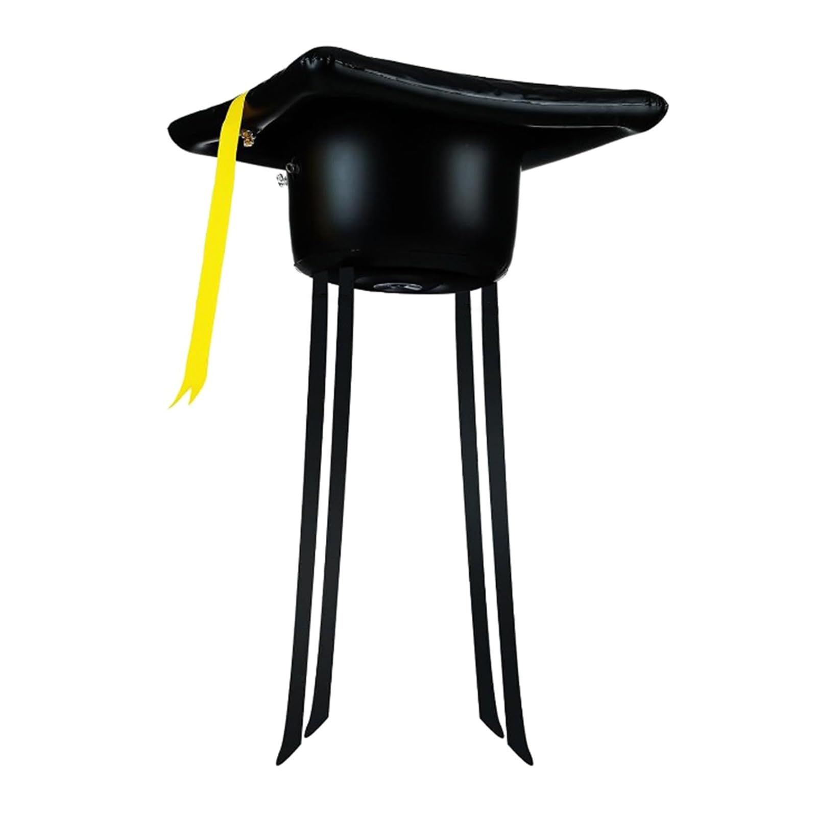 Tsophreniq Inflatable Graduation Cap Vehicle Ornament Ideal for Commencement and Festive Incidents Lasts 2 Hours Eye Catching Party Car Decoration