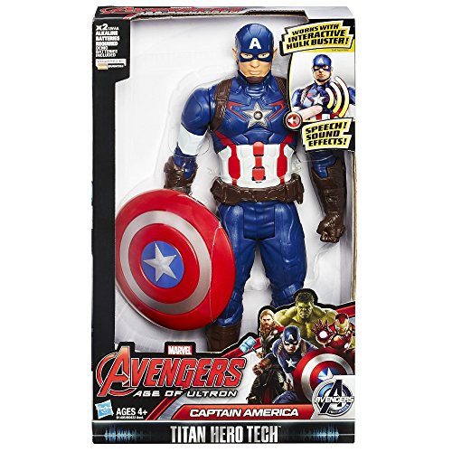 Marvel Avengers Age Of Ultron Titan Hero Tech Captain America 12 Inch Figure #TOP1