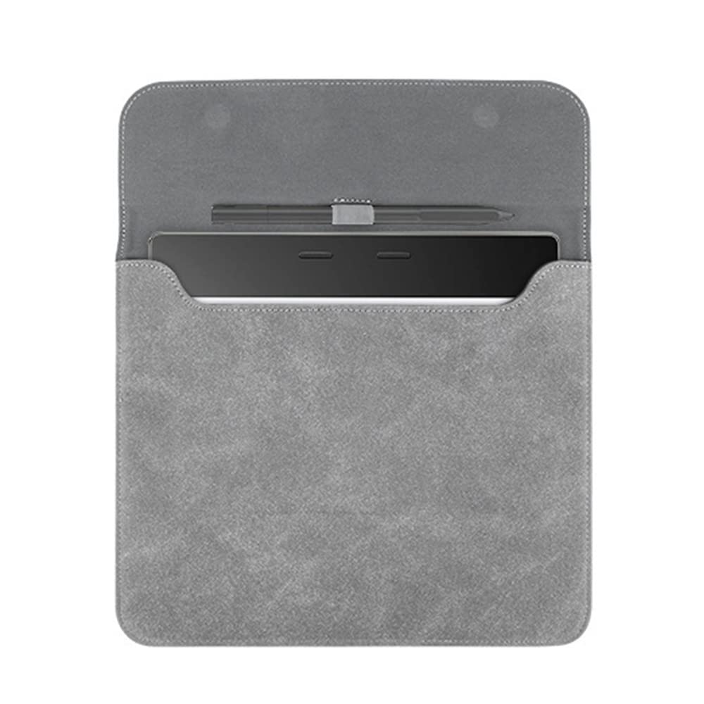 Custodia Per Kobo Elipsa 2E 10.3'' - In Pelle Scamosciata, Impermeabile, Con Passapenna E Chiusura Magnetica - Foto 5