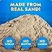 National Geographic 6 Lb. Moon Sand Combo Pack - 2 Lbs. Each of Blue, Purple and Natural Play Sand with Castle Molds - A Fun No Mess Sensory Activity, Sensory Bin Filler