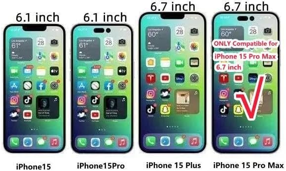 Miniatura 6 de Blingy's Funda para iPhone 15 Pro Max, lindo estilo de gato con patrón de flor de cerezo divertido diseño de animales de dibujos animados, funda