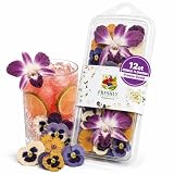 Freshly Preserved Small Pansy & Orchids Edible...