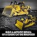Mould King Bulldozer Technique Building Set, App-Controlled 2.4G RC Bulldozer Truck Construction Vehicle Toys with Engines, DIY Engineering Model Sets for Adults/14+(1508 Pieces)