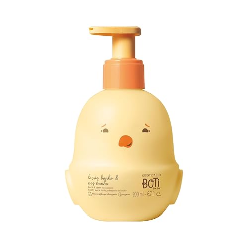 O Boticário Boti Baby Bath and After Bath Loción Hidratante, 5.2 oz (150g)