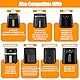 20PCS Heißluftfritteuse Zubehör Set für Ninja AF180EU Max Pro 6,2 L AF140EU, for COSORI 5,5L 6L, Philips 6,2L Airfryer, Inklusive Silikon Backform, Muffinförmchen, Grillrost, Backpapier Silikonform