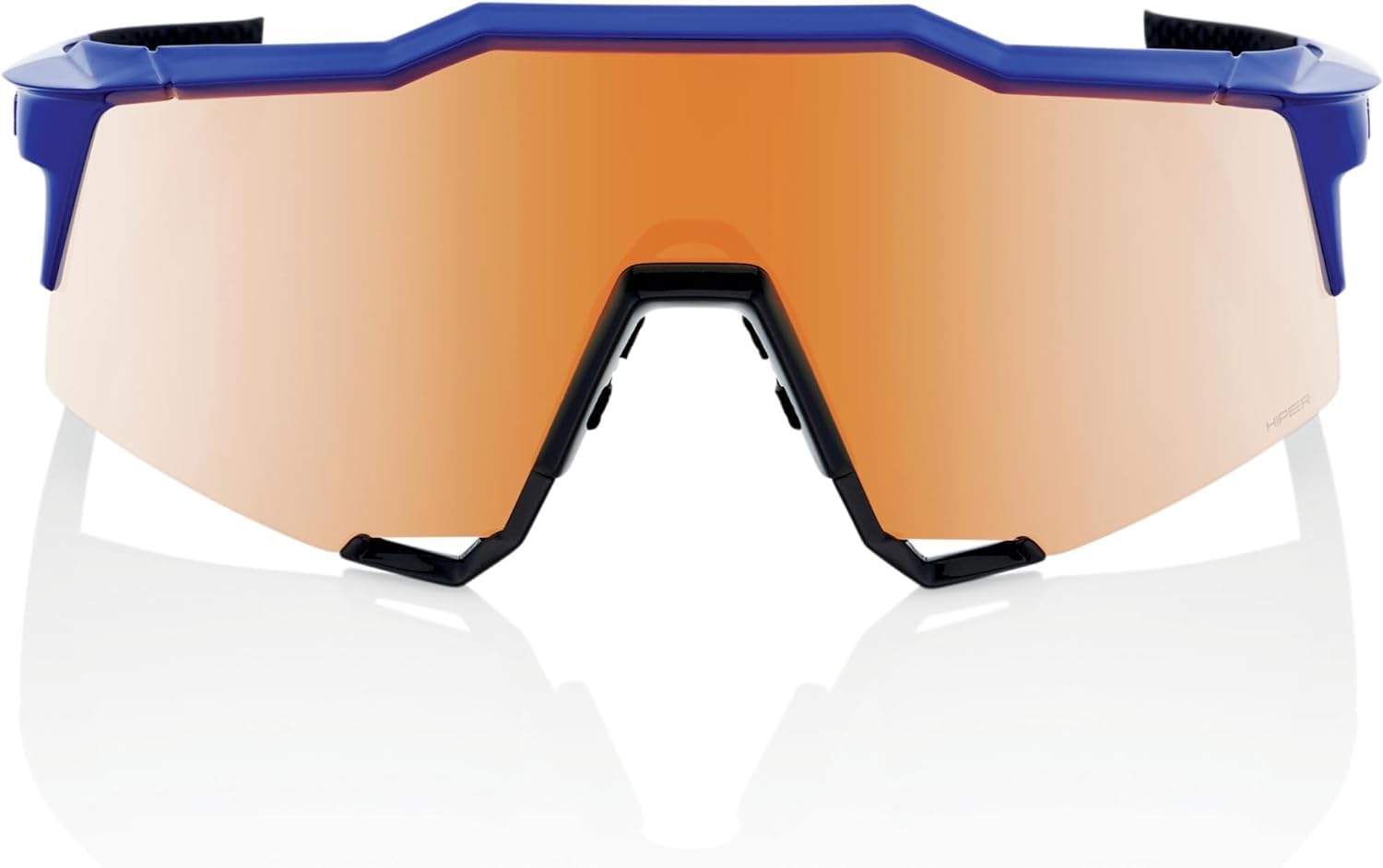 100% Speedcraft Sport Performance Cycling Sunglasses (Gloss Cobalt