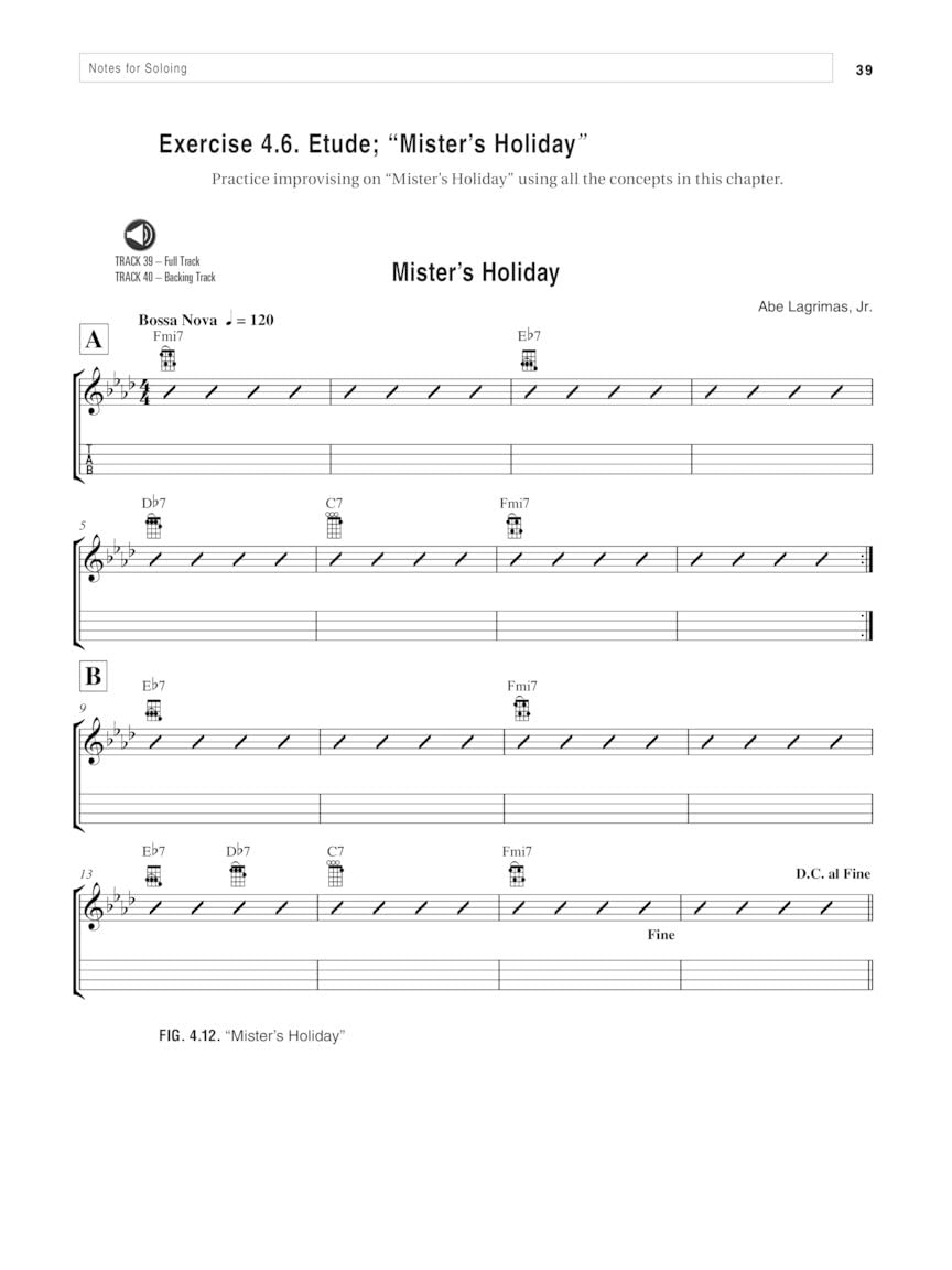 COMPING SOLOING & CHORD MELODIES (JAZZ UKULELE)