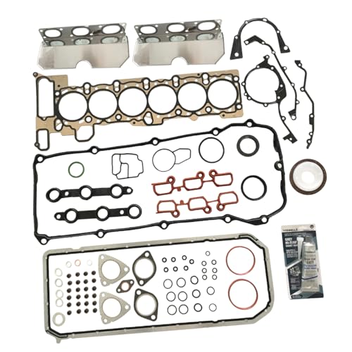 Image of PartsFlow Full Gasket Set For 2001 2002 2003 2004 2005 2006 BMW 325i 530i X3 X5 Z4 2.5L 3.0L 2494CC DOHC HS26245PT / CS26245