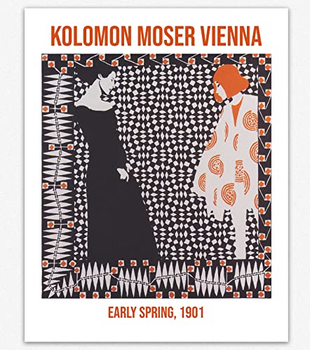Affiche Murale Art Nouveau Kolomon Moser, Idées De Cadeaux Design pour Bureau