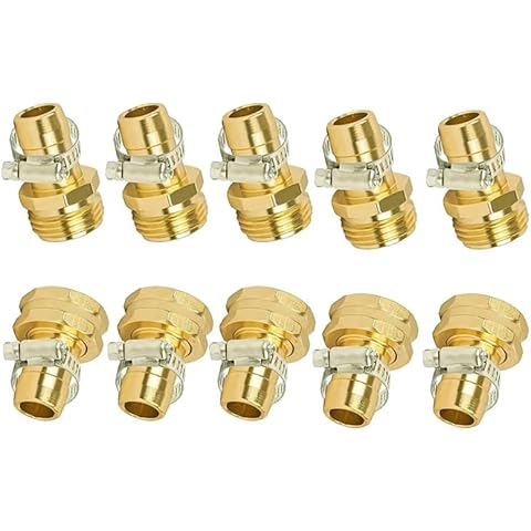 PLG 5-Set Garden Hose Patch Kit - Includes Clamps & Mender for 3/4" and 5/8" Hose Cover