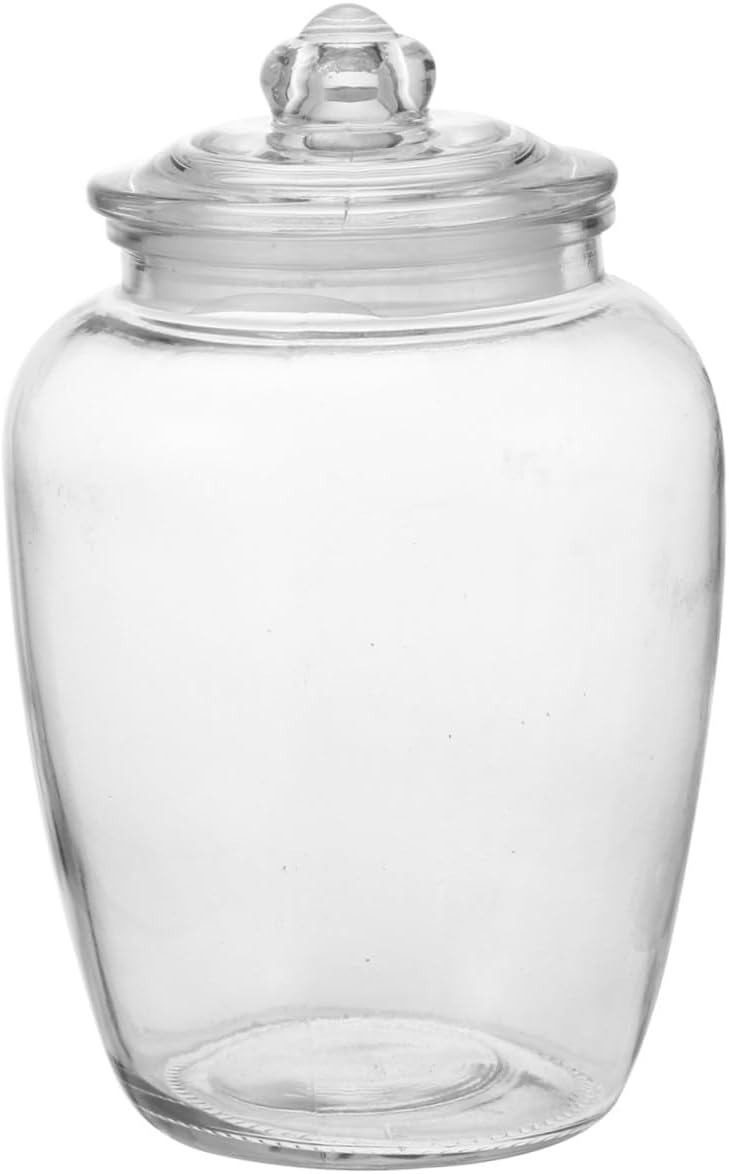 Kichvoe 2200ml Large Capacity Glass Storage Jar Sealed Canister Sealing Container for Honey Pickles Kitchen Pantry Food Organization