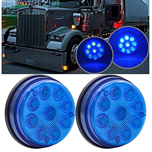 JETINOUEトラック用サイドマーカーLED12個セット 青10個ピンク２個 JETINOUEトラック用サイドマーカーLED12個セット 青10個ピンク2個