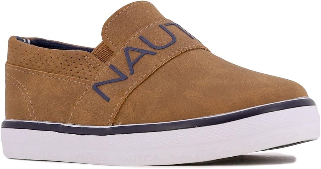 Nautica Kid's Slip-On Casual Shoe Athletic Sneaker - Youth-Toddler Akeley | Boy - Girl | (Big Kid/Little Kid/Toddler)