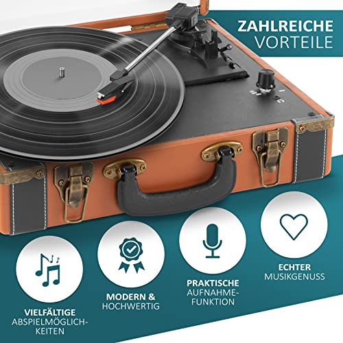 Valise pour tourne-disque | Bluetooth | USB | Line-Out | AUX IN | Micro SD | Tourne-disque | Tourtable | Platine disque… - Les Beatles, Paul McCartney, John Lennon, RIngo Starr, George Harrison Valise pour tourne-disque | Bluetooth | USB | Line-Out | AUX IN | Micro SD | Tourne-disque | Tourtable | Platine disque… – Image 5